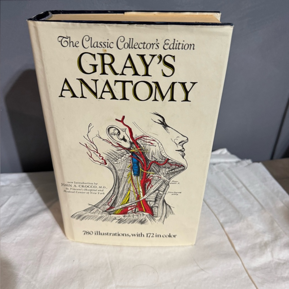 Vintage 1977 Gray’s anatomy medical color classical collection med textbook